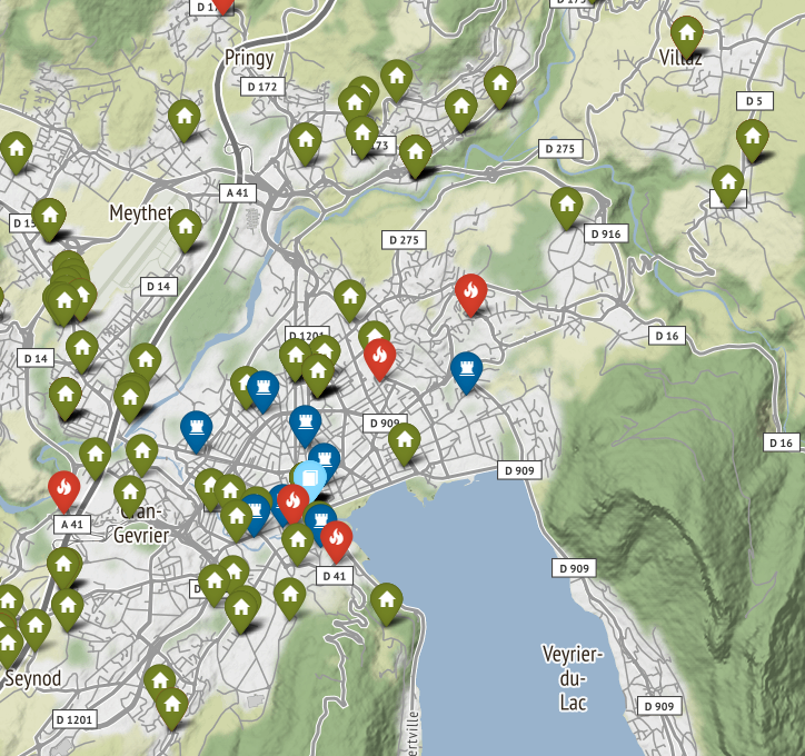 Projet : cartorgaphie des entreprises RGE en Haute-Savoie