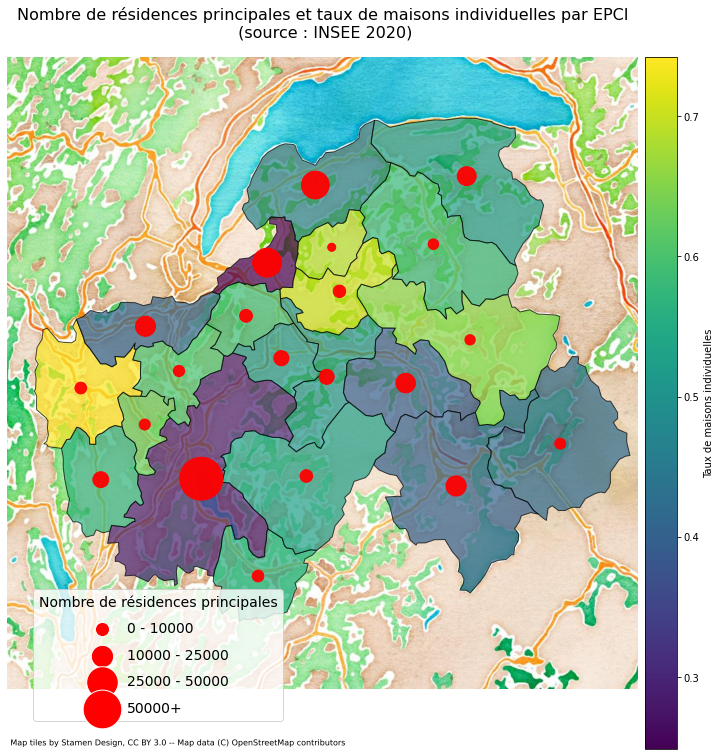 Projet : cartorgaphie des entreprises RGE en Haute-Savoie